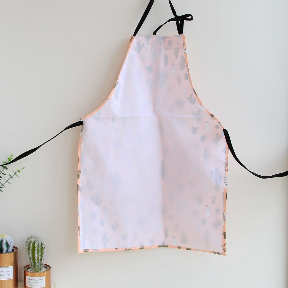 北歐風格全棉親子同款純棉麻卡通圍裙/廚房防污水烘焙工作服(大人+小孩)-細節圖6