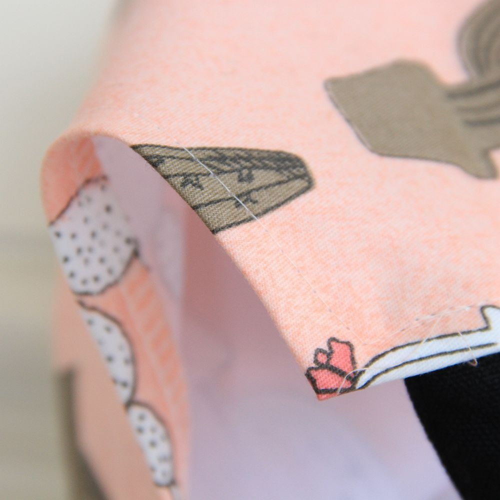 北歐風格全棉親子同款純棉麻卡通圍裙/廚房防污水烘焙工作服(大人+小孩)-細節圖7