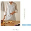 原創日式棉麻一字背帶圍裙/烘培咖啡廳工作服-規格圖5