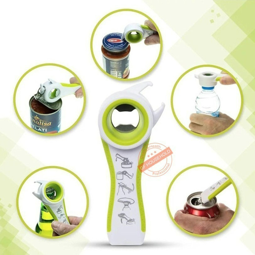 ✭美國亞馬遜熱銷✭創意五合一多功能開罐器(顏色隨機)/啤酒汽水開瓶器/廚房組合開瓶罐頭刀/5in1小工具-細節圖3