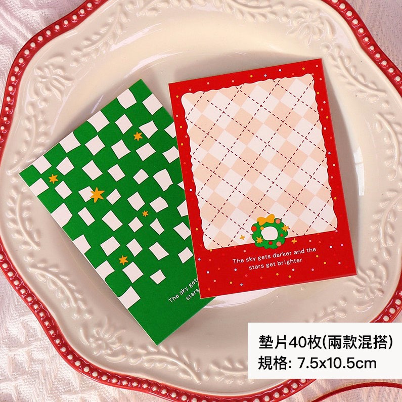 ▪歡樂聖誕頁眉卡頭/糖霜餅乾包裝墊片/曲奇瑪德琳裝飾紙卡片-細節圖6