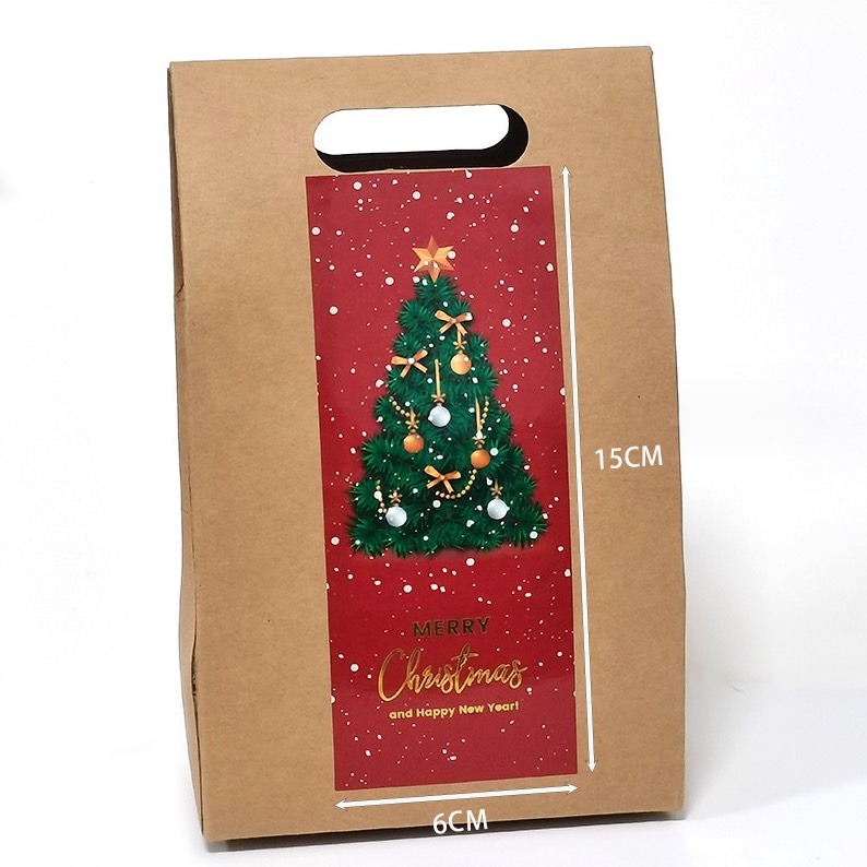 ◎10張=10枚◎燙金長方形聖誕節封口貼紙/禮盒包裝貼/餅乾袋貼紙/卡通趣味烘焙包裝盒封口裝飾貼紙-細節圖5