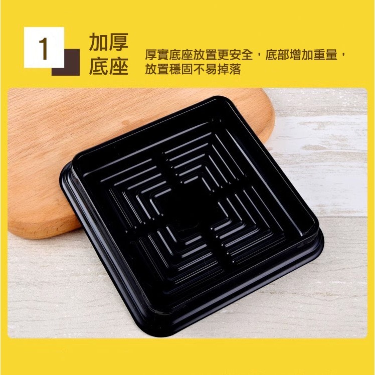 ◎10入◎古早味蛋糕吸塑包裝盒/月餅甜甜圈三明治透明包裝盒/千層蛋糕盒馬卡龍甜品野餐打包盒子-細節圖4