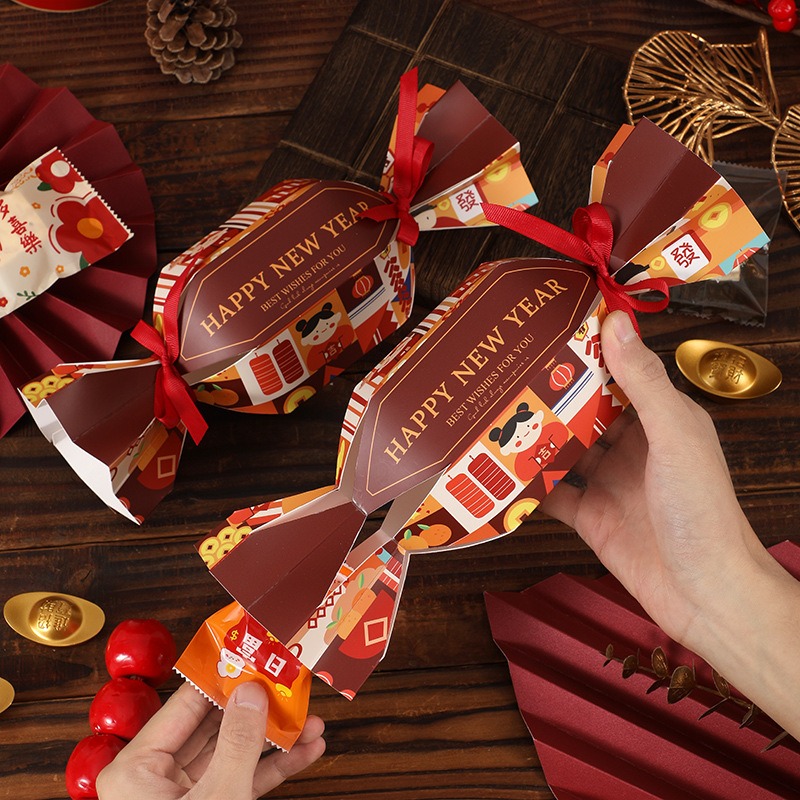 ◎2入◎創意糖果造型禮品盒/新年禮盒/糖果包裝紙盒/禮品紙盒/雪Q餅牛軋糖包裝禮物盒-細節圖5