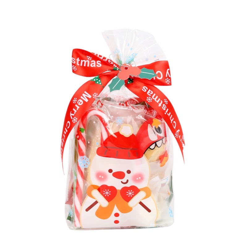 ◎16*24cm◎聖誕老人三合一系列平口袋(約50套入)/平安夜蛇果可立式包裝袋/杯子蛋糕糖果袋/禮品袋/禮物袋-細節圖5