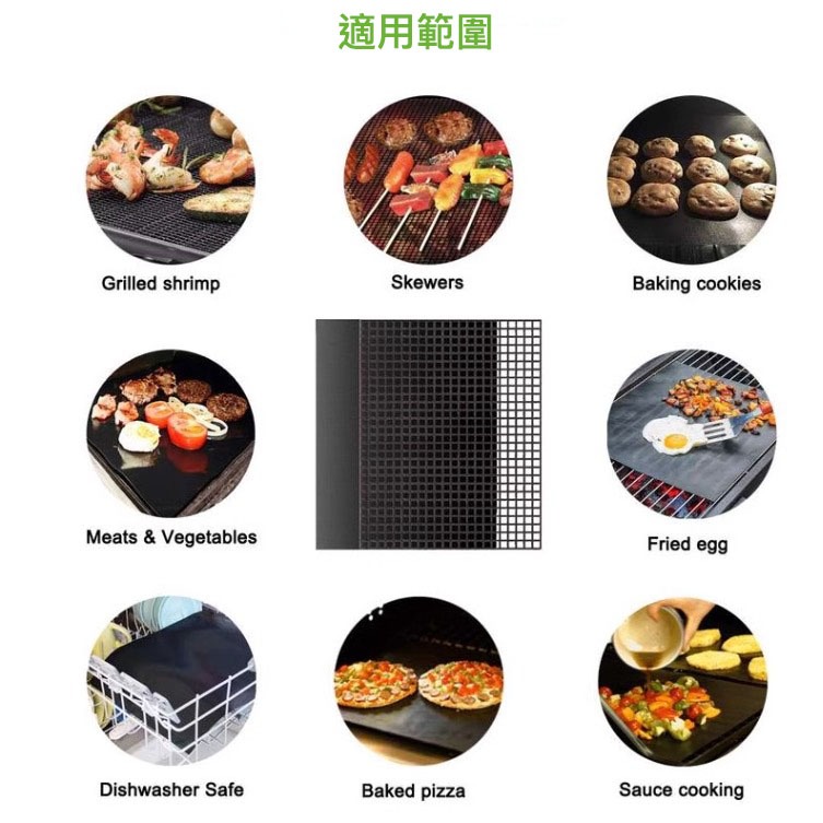 33*40cm無邊型耐高溫網格墊/烘焙不沾墊/薯條烤網/食品級不沾烤肉網-細節圖5
