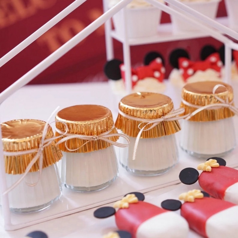 PVC筒裝加厚鋁箔防油蛋糕紙托(約10只入)/雪媚娘系列耐高溫防油紙托/蛋糕紙杯/馬芬杯-細節圖4