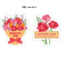 ◎3張=18枚◎感恩MOTHER＇S DAY母親節封口貼/康乃馨ins禮物可愛鮮花貼紙/禮盒包裝貼/餅乾袋貼紙-規格圖7