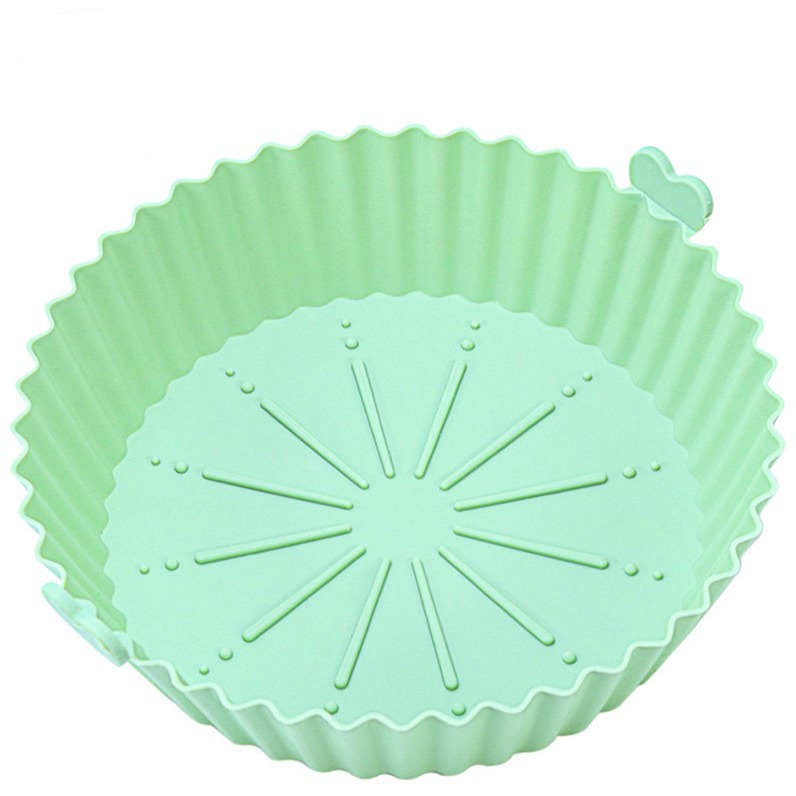 ▪小/大號▪氣炸鍋矽膠烤盤/食品級矽膠氣炸鍋內襯/耐高溫餐墊/食品級烘焙DIY烤盤-細節圖4