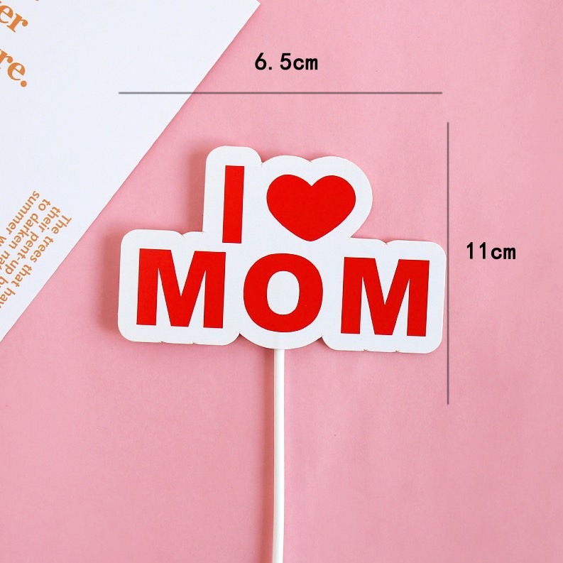 ◎5支◎母親節蛋糕裝飾插件插旗/媽媽捧花母親節派對主題裝飾/節日蛋糕裝飾插籤/蛋糕甜品裝飾/烘焙裝飾插牌-細節圖5