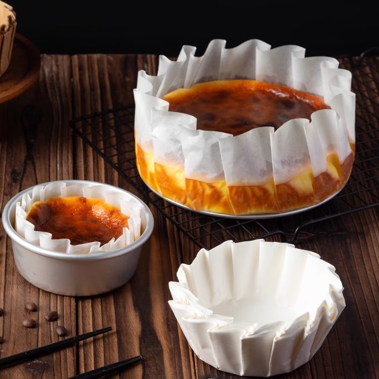 ◎4/6/8吋◎食品級耐高溫巴斯克蛋糕免摺紙托(20張入)/矽油紙/蛋糕脫模紙/防油紙/烘焙紙/蛋糕脫模墊紙-細節圖6