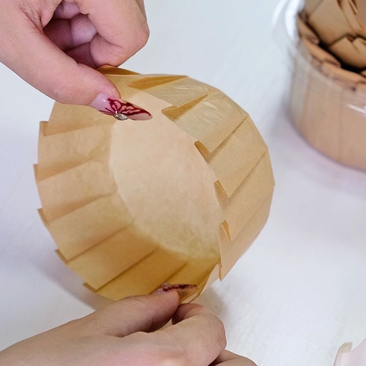 ◎4/6/8吋◎食品級耐高溫巴斯克蛋糕免摺紙托(20張入)/矽油紙/蛋糕脫模紙/防油紙/烘焙紙/蛋糕脫模墊紙-細節圖7