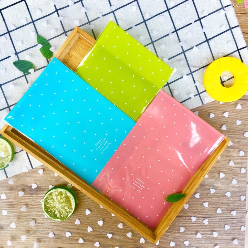 ◎12*18cm◎清新點點平口袋(約20只入)/杯子蛋糕糖果袋/禮品袋/禮物袋-細節圖3