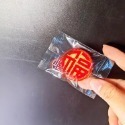 ▪5.5x8.5cm▪透明雙喜新年福字雪花酥包裝袋(約100只裝)/曲奇小餅乾糖果牛軋糖奶棗烘焙機封袋/結婚囍慶小包裝袋-規格圖4