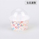 ◎50只入◎小號/大號含蓋趣味小清新系列耐高溫帶蓋捲口杯/馬芬烘焙紙杯/機制高溫瑪芬紙杯/戚風杯子蛋糕紙杯/蛋糕紙托-規格圖7