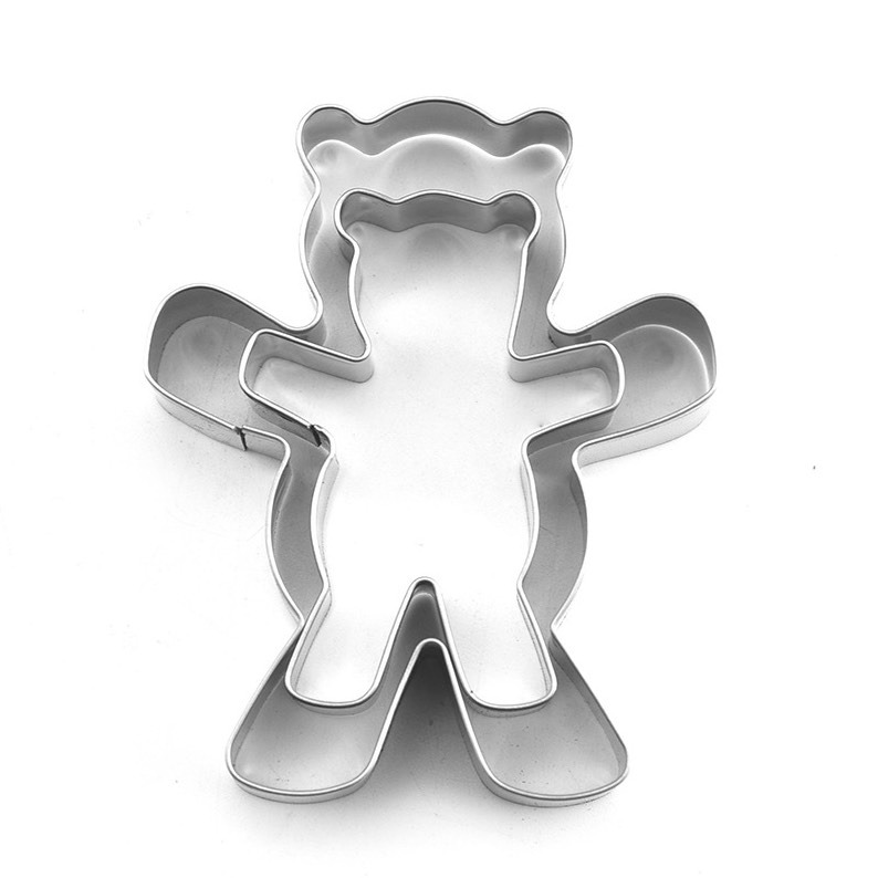 ▪2件套▪小熊不銹鋼果醬餅乾切模/花邊水果切模/翻糖模/烘焙模具/英式糖花DIY灌漿餅乾模/饅頭黏土模-細節圖5