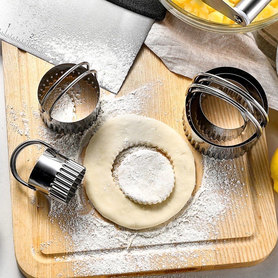 ▪5件組▪圓形正方形不鏽鋼餅乾模具餅乾切餅器/Cookie Biscuit Cutter Set/光級牙級水果切模/翻糖-細節圖2