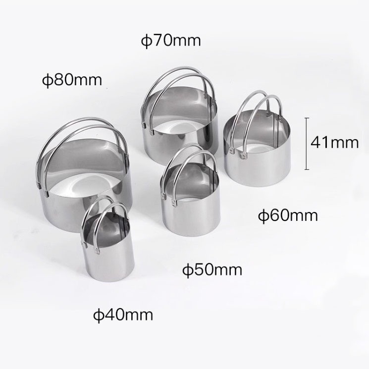 ▪5件組▪圓形正方形不鏽鋼餅乾模具餅乾切餅器/Cookie Biscuit Cutter Set/光級牙級水果切模/翻糖-細節圖8