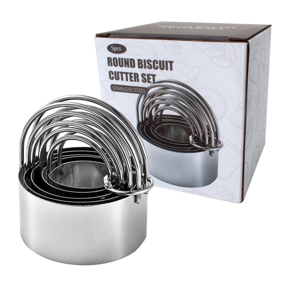 ▪5件組▪圓形正方形不鏽鋼餅乾模具餅乾切餅器/Cookie Biscuit Cutter Set/光級牙級水果切模/翻糖-規格圖9