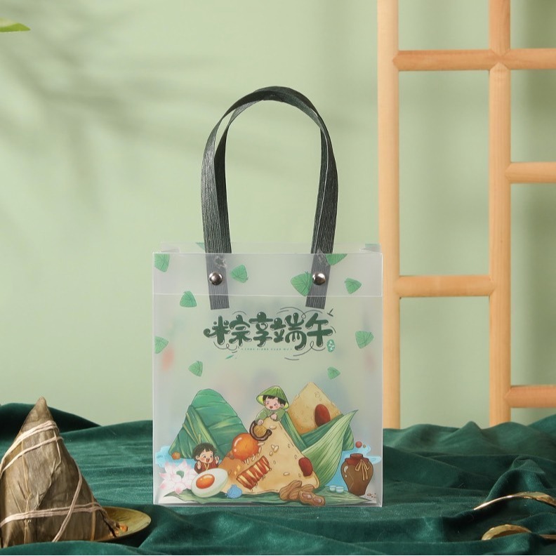 ◎2只入◎粽享端午端午節粽子手提袋包裝袋/端午伴手禮禮品袋/手提粽子包裝袋/創意香粽禮品提袋-細節圖3