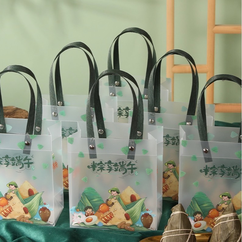 ◎2只入◎粽享端午端午節粽子手提袋包裝袋/端午伴手禮禮品袋/手提粽子包裝袋/創意香粽禮品提袋-細節圖4