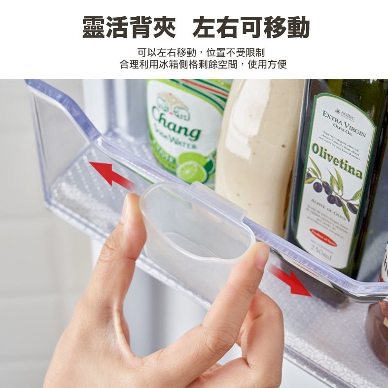 日本KM冰箱醬料包收納盒/掛式芥末醬專用置物架/調味瓶調料包小物收納架-細節圖6