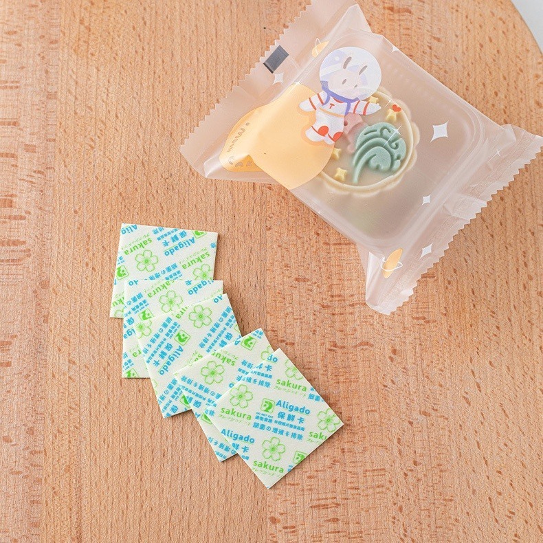 ◎30/50/100型◎鮮度保持卡(約200枚/包)/蛋糕麵包酒精保鮮卡片/茶葉枸杞食品外控型保鮮脫氧劑/保鮮卡-細節圖2