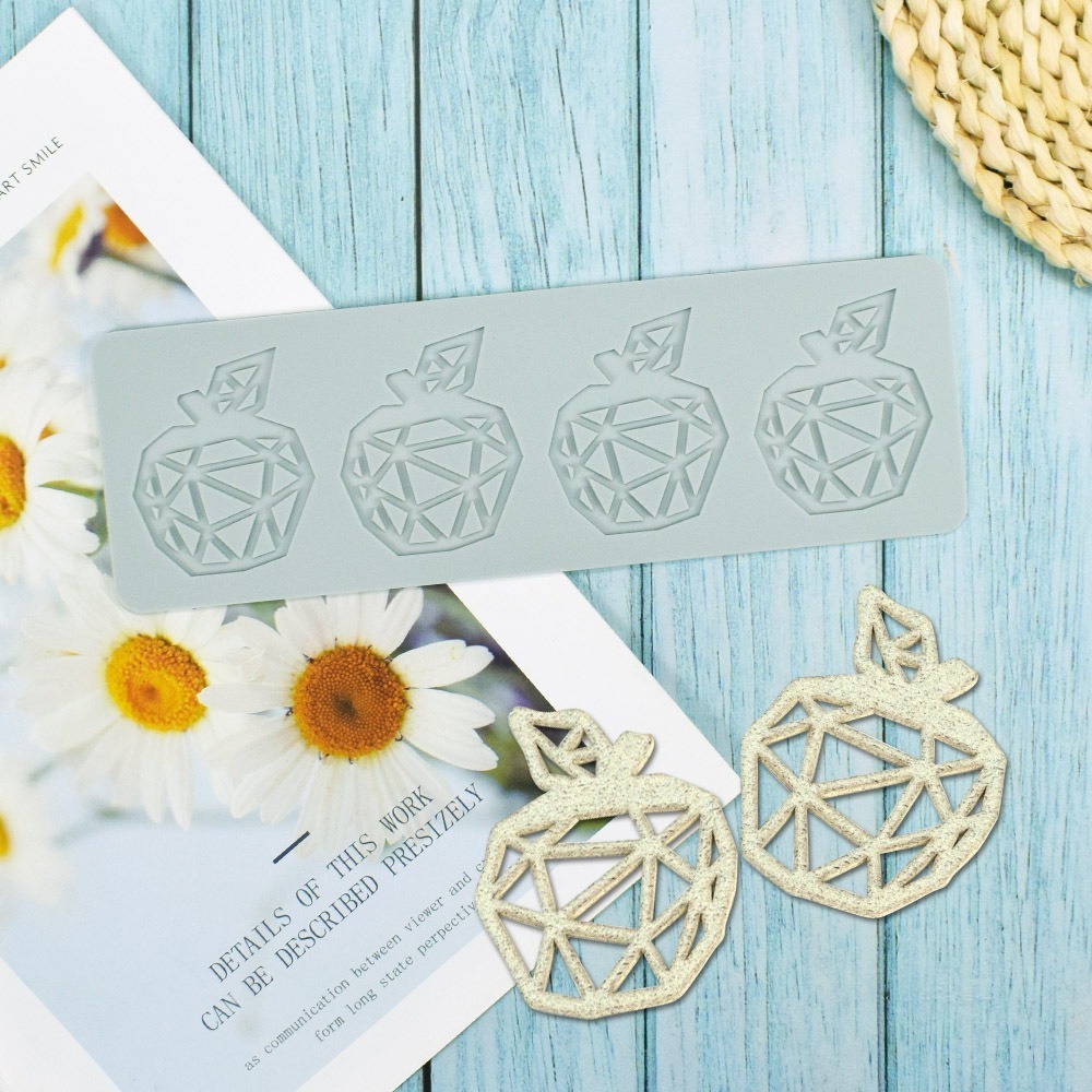 鳳梨水果脆片翻糖蕾絲墊/草莓梨子西瓜翻糖蛋糕矽膠模/diy巧克力創意裝飾/烘焙模具/烘焙裝飾分子料理印花模-規格圖7