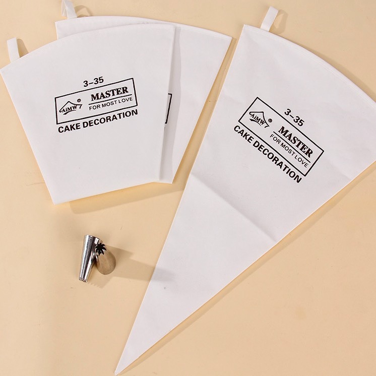 ▪小/中/大號▪棉帆布裱花袋/擠曲奇蛋糕奶油裱花袋/可反複使用擠花袋-細節圖3