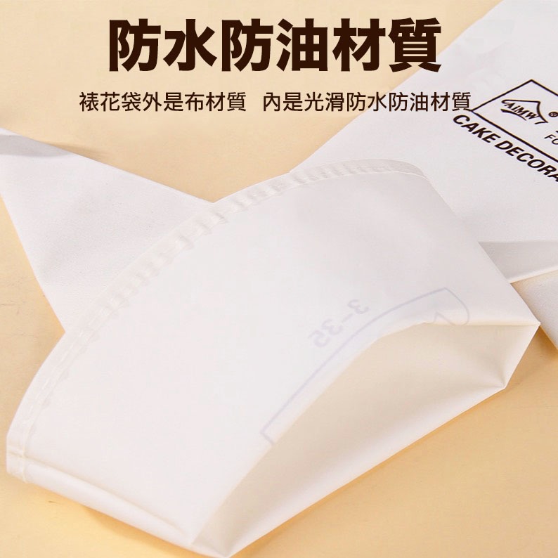 ▪小/中/大號▪棉帆布裱花袋/擠曲奇蛋糕奶油裱花袋/可反複使用擠花袋-細節圖4