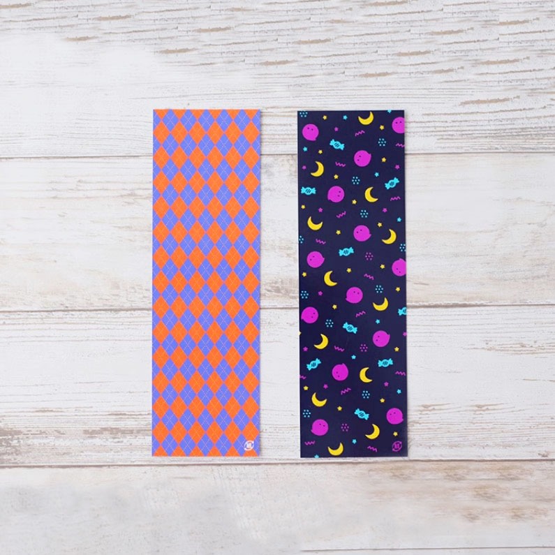 ▪6.5x21cm▪萬聖節長條頁眉墊片紙(混搭約50張入)/糖霜餅乾裝飾包裝/曲奇瑪德琳裝飾紙卡片-細節圖3