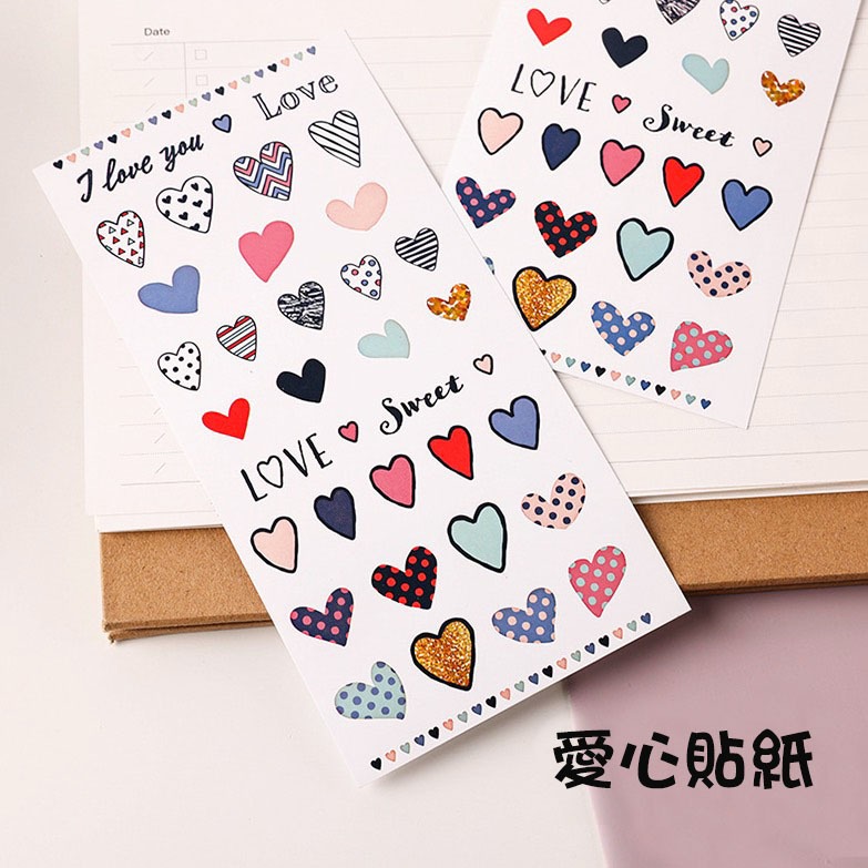 ▪2張/共72枚入▪愛心銅版封口貼紙/聖誕甜點餅乾袋裝飾貼/烘焙包裝盒封口貼/聖誕節禮盒禮物貼紙/裝飾貼紙-細節圖6