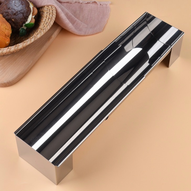 U型蛋糕卷定型模形/長條麵包夾層模具/家用不銹鋼可縮縮慕斯模/DIY西點麵包模具-細節圖2