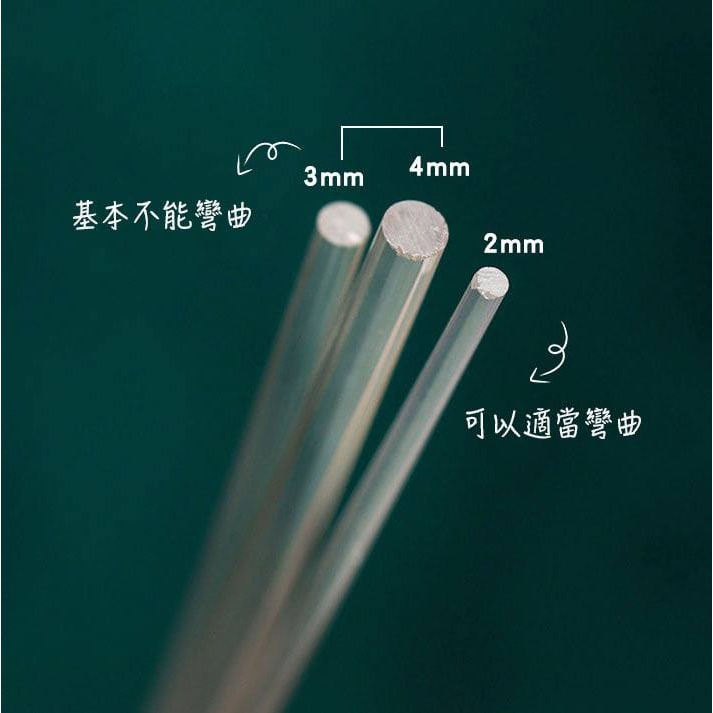 ◎10支組◎2/3/4mm蛋糕隱形插簽棍/透明壓克力支撐棒/糖牌懸浮蛋糕打樁支架/烘焙工具-細節圖5
