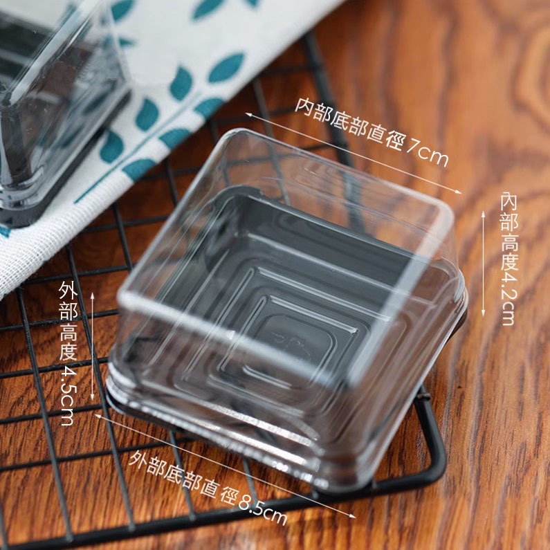 ◎50入◎100g用含蓋月餅吸塑包裝盒/蛋黃酥包裝/月餅塑料底墊/雪媚娘底托/蛋糕盒/天地蓋月餅吸塑盒-細節圖5