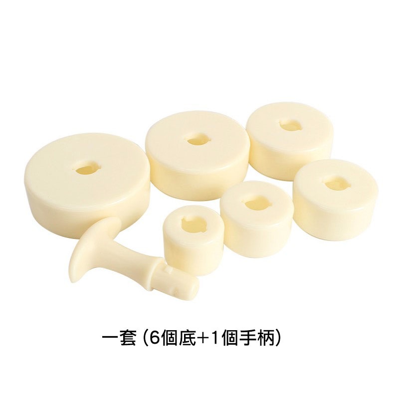 ◎六件套◎塑膠PP法式水果塔壓棒組/圓形塔皮壓棒模具/塔皮成型烘焙工具-細節圖8