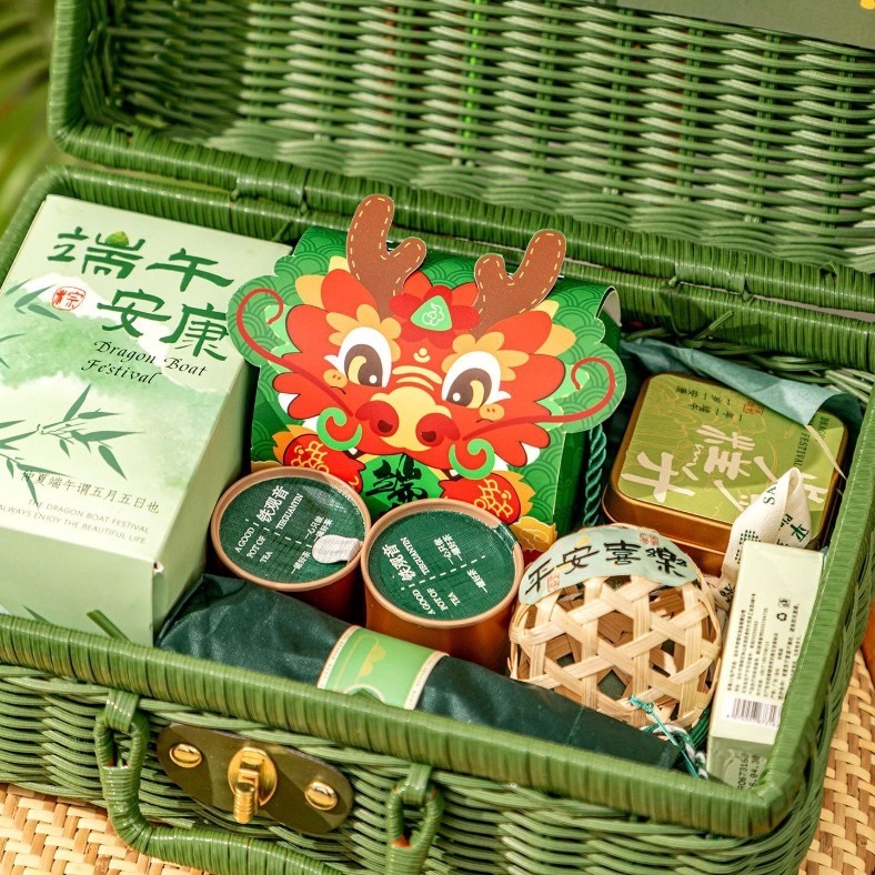 ◎5入◎端午節粽子小禮盒/端午禮盒包裝盒/團購禮品袋小提盒/烘焙禮盒牛軋糖曲奇餅乾盒子/點心雪花酥糖果中式手提包裝盒-細節圖6