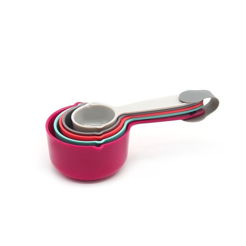 ▪5件組▪多功能帶刻度量勺/量匙量杯/輕奢彩虹彩色量勺/烘焙工具-細節圖8