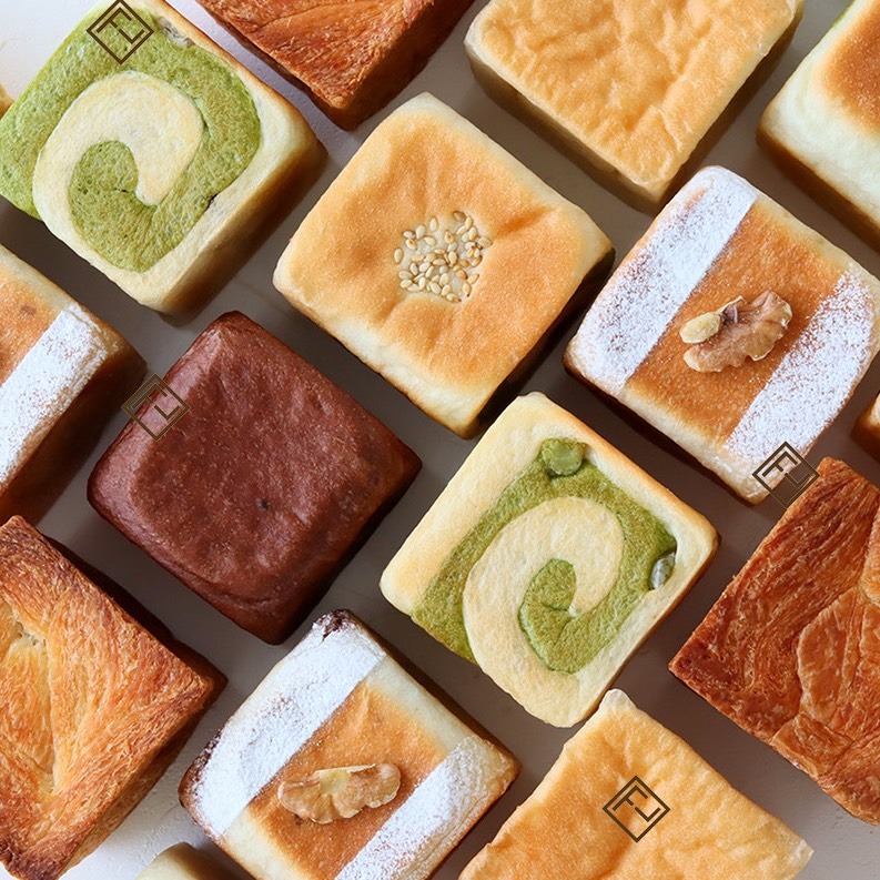 ◎6連◎cotta原創直角方杯帶蓋吐司模具/加厚碳鋼不沾烤箱用/吐司麵包不沾烤盤/瑪德琳烤盤diy費南雪工具-細節圖5