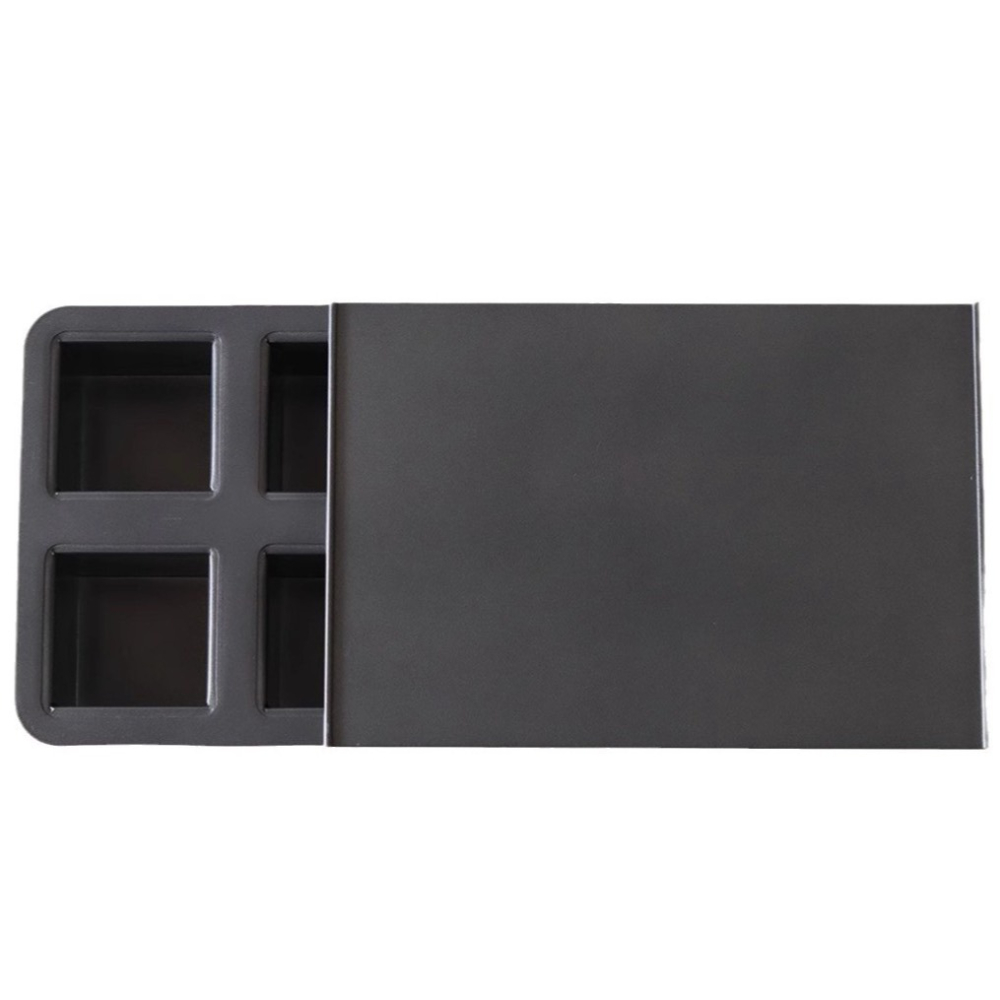 ◎6連◎cotta原創直角方杯帶蓋吐司模具/加厚碳鋼不沾烤箱用/吐司麵包不沾烤盤/瑪德琳烤盤diy費南雪工具-細節圖7