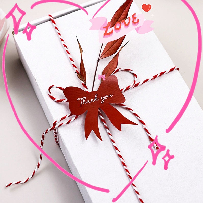 ◎120枚/卷◎可愛蝴蝶結封口貼紙/捲捲貼紙餅乾袋裝飾貼/甜品禮盒禮物貼紙/不乾膠裝飾貼紙/手帳素材紙貼-細節圖4