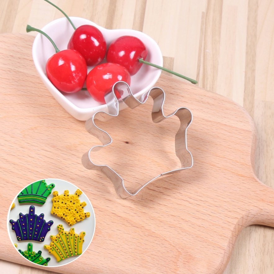 ◎3件組◎皇冠造型不銹鋼餅乾切模/水果切模/水滴翻糖模/烘焙模具/英式糖花DIY餅乾模/饅頭黏土模-細節圖5