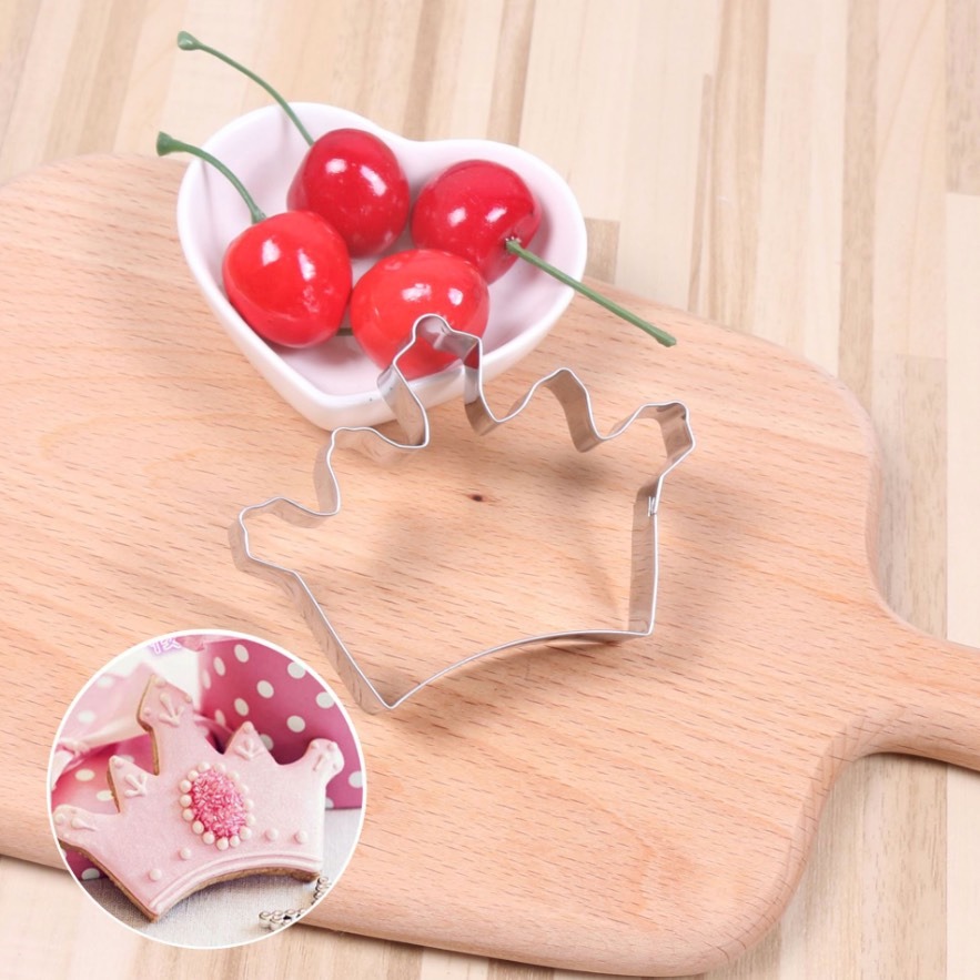 ◎3件組◎皇冠造型不銹鋼餅乾切模/水果切模/水滴翻糖模/烘焙模具/英式糖花DIY餅乾模/饅頭黏土模-細節圖6