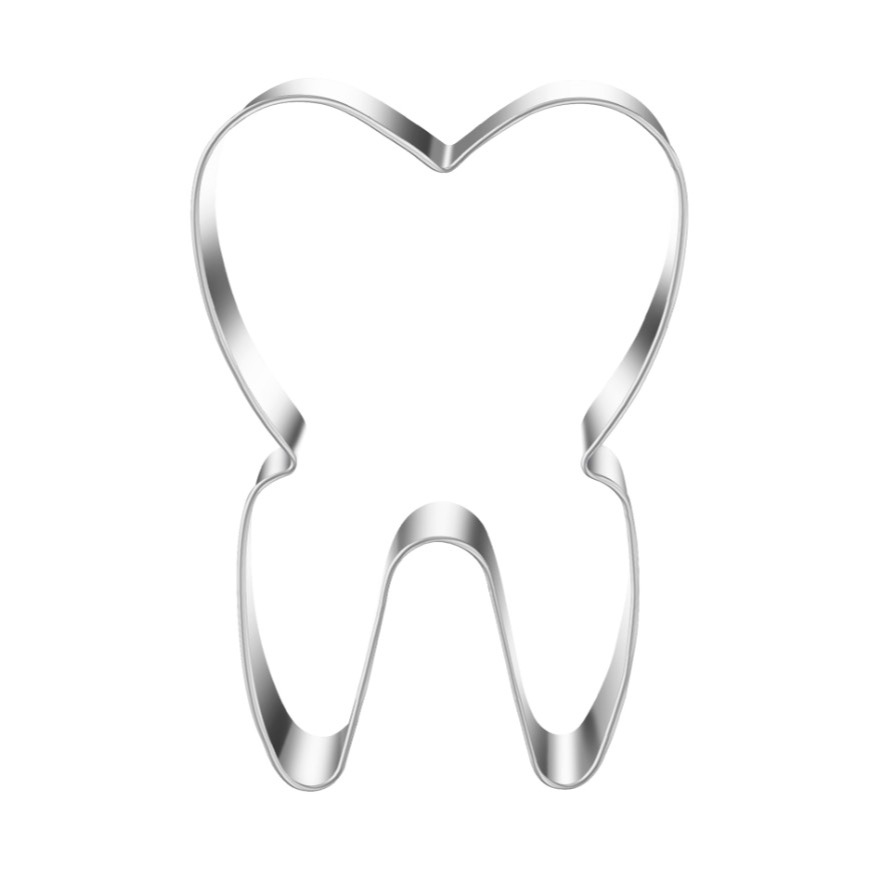 牙齒造型不銹鋼餅乾切模/水果切模/水滴翻糖模/烘焙模具/英式糖花DIY餅乾模/饅頭黏土模-細節圖4