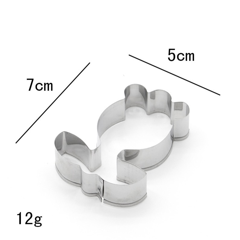 花朵造型不銹鋼餅乾切模/水果切模/翻糖模/烘焙模具/英式糖花DIY餅乾模/饅頭黏土模-細節圖5
