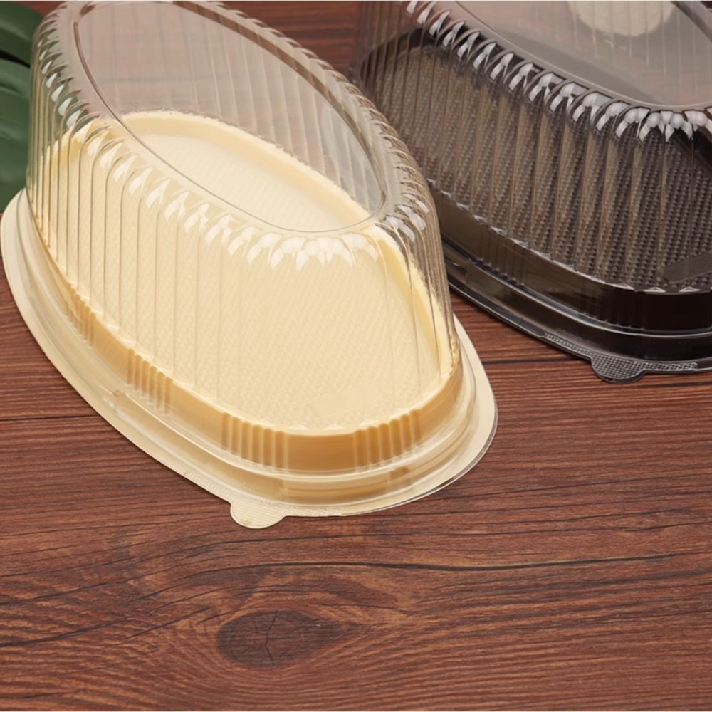 ◎5組入◎加厚輕乳酪/起士蛋糕橢圓包裝盒/乳酪蛋糕包裝盒/加厚西點優格起司包裝盒/烘焙橢圓形吸塑盒-細節圖4