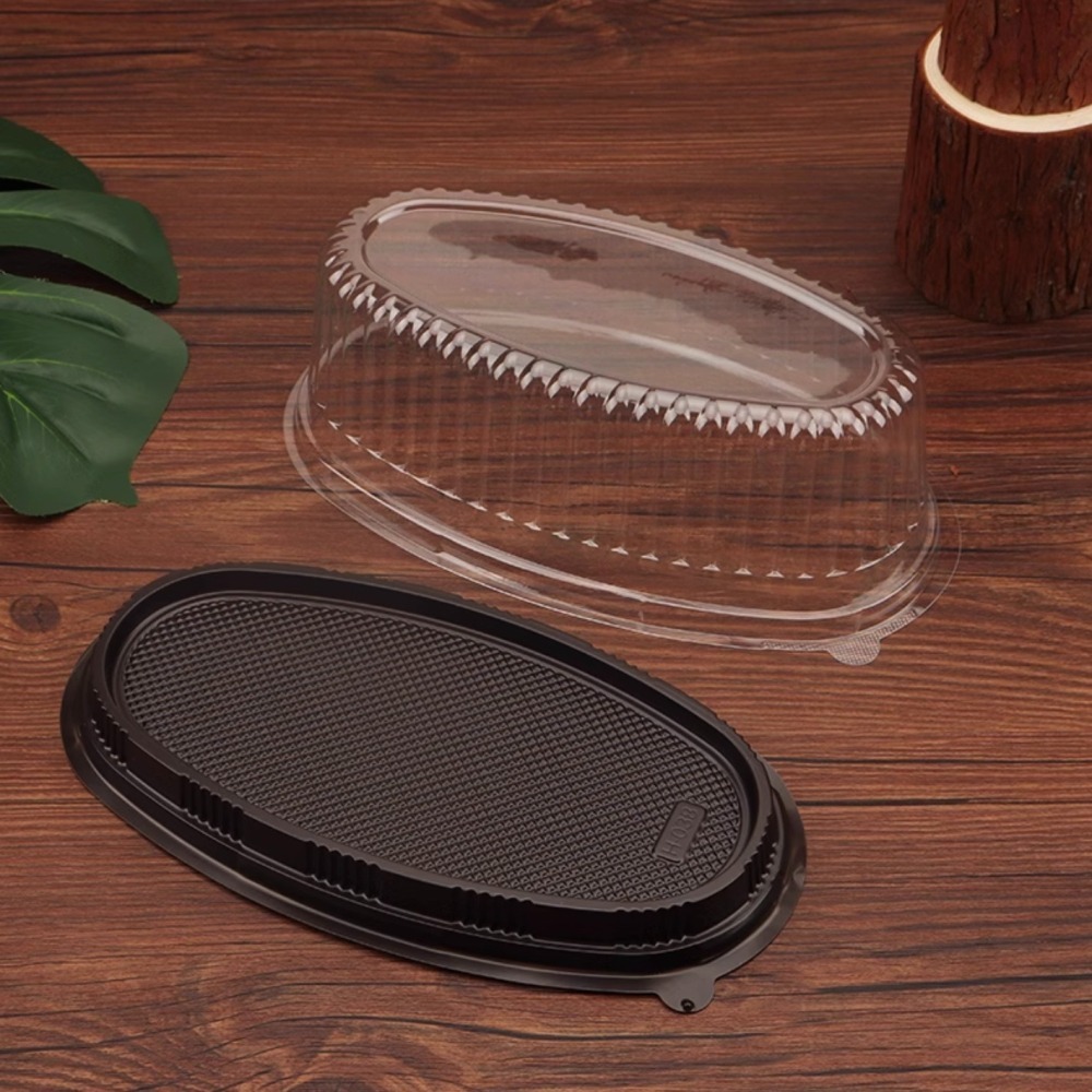 ◎5組入◎加厚輕乳酪/起士蛋糕橢圓包裝盒/乳酪蛋糕包裝盒/加厚西點優格起司包裝盒/烘焙橢圓形吸塑盒-細節圖5