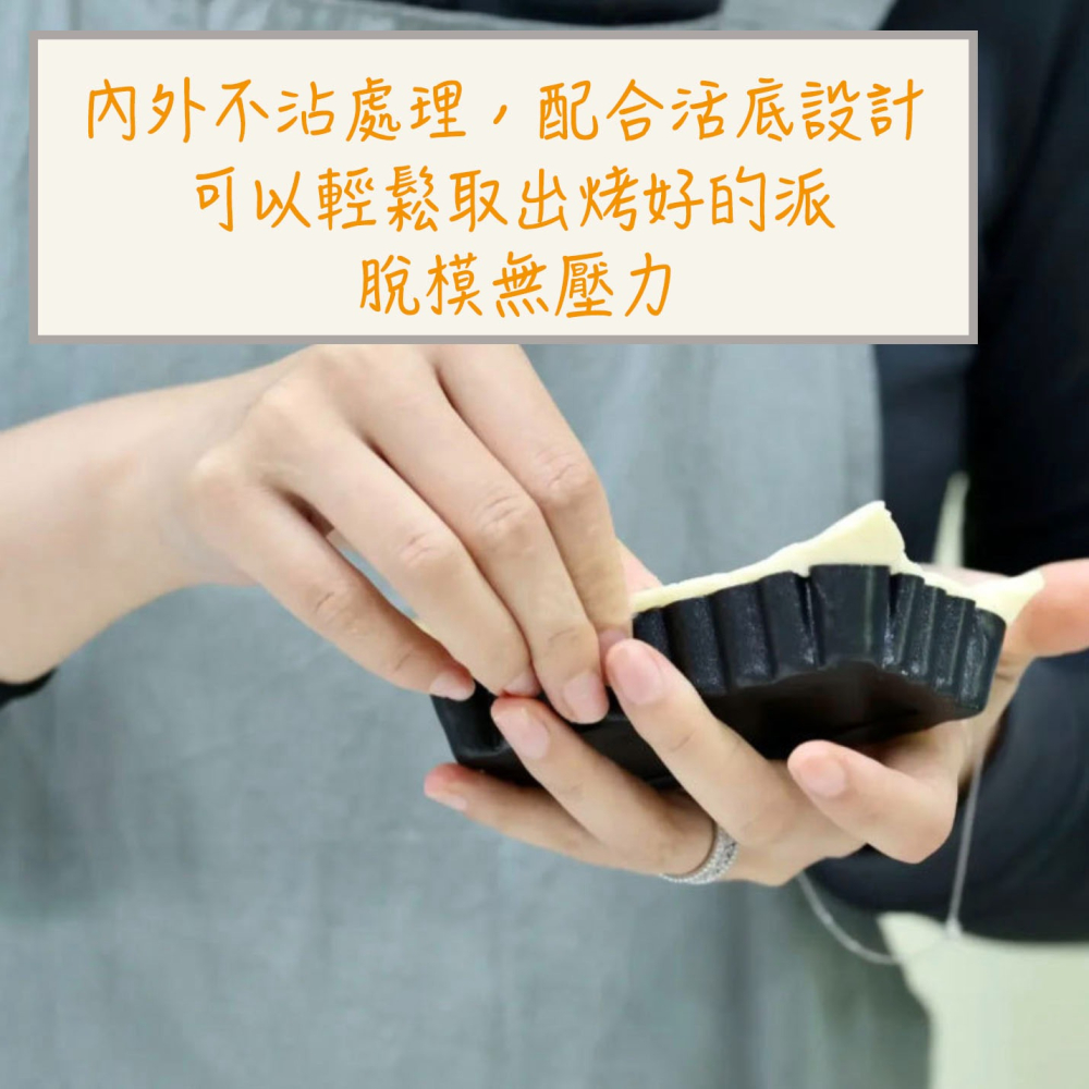 韓國方形迷你奶油派/混油酥皮長方形烘焙蛋糕模具/不沾水果塔盤蛋塔-細節圖4