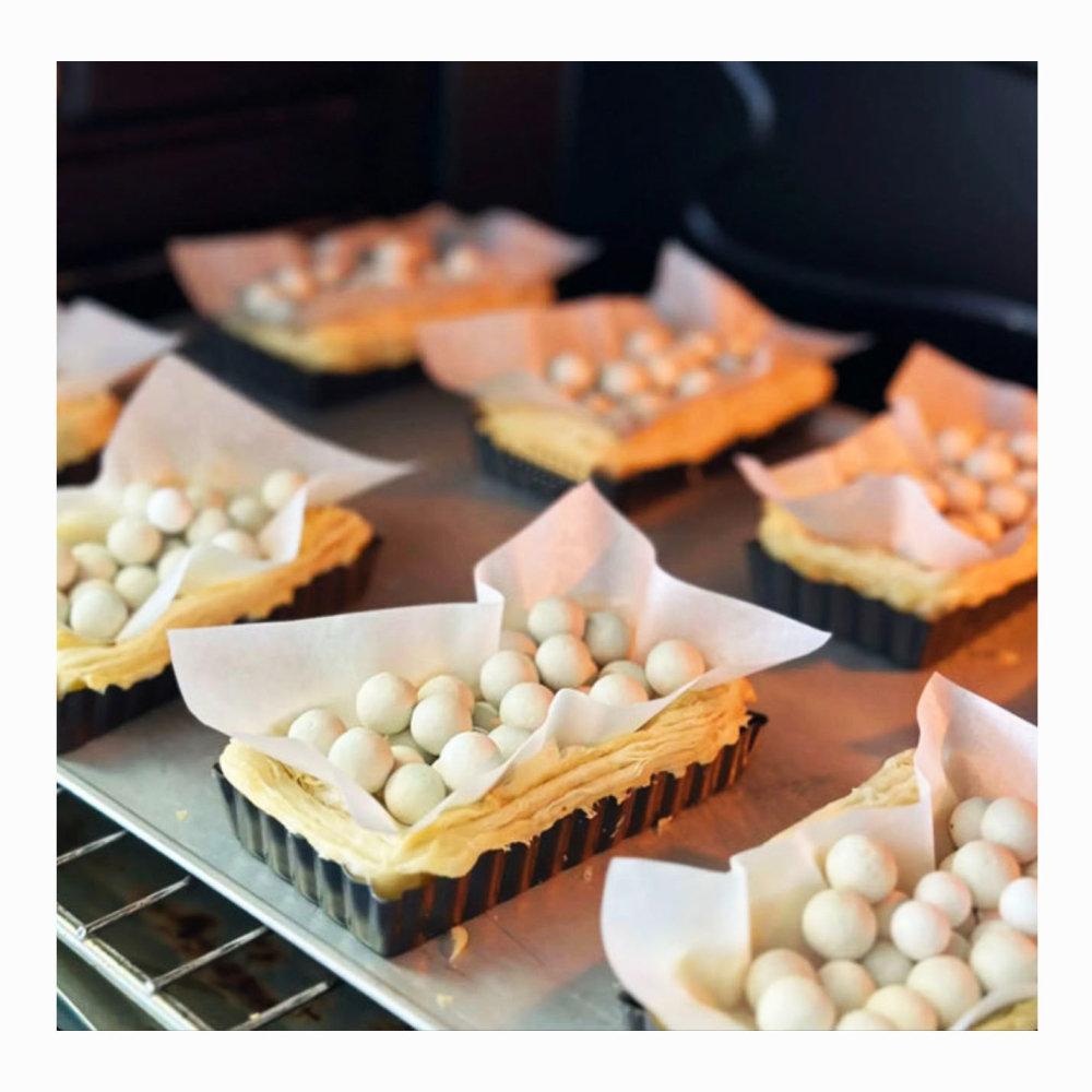 韓國方形迷你奶油派/混油酥皮長方形烘焙蛋糕模具/不沾水果塔盤蛋塔-細節圖6