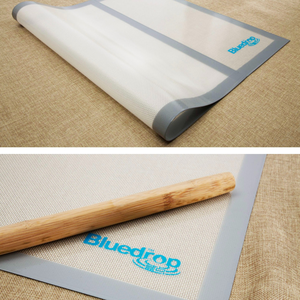 ◎50x70/60x80cm◎Bluedrop藍點烘焙揉麵軟案板/糖藝不沾墊/雙面使用高溫矽膠墊-細節圖4